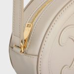CROSSBODY OVAL PURSE CUIR TRIOMPHE IN SMOOTH CALFSKIN TRENCH - Image 4